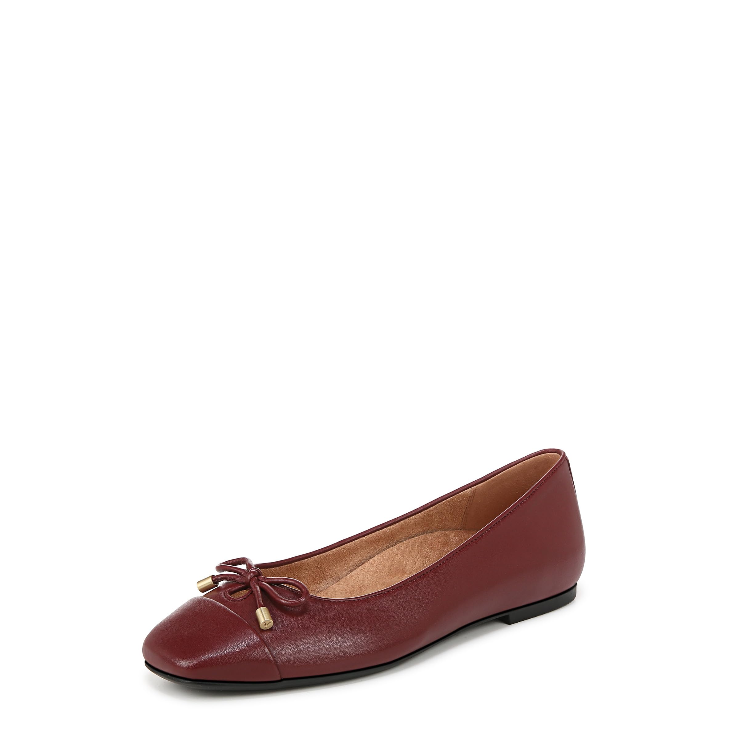 Vionic Women's Klara Ballet Flat, Cameo Rose Leather