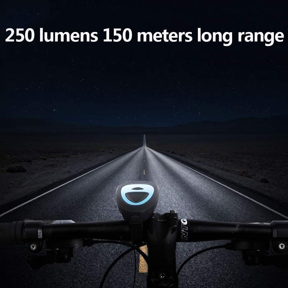 Luz de Bicicleta Recargable, luz de Bicicleta, Faro de la Bicicleta Brillante para Las Bicicletas de la Calle de la montaña Frente, Linterna de Mano LED, batería y Cargador Incluido