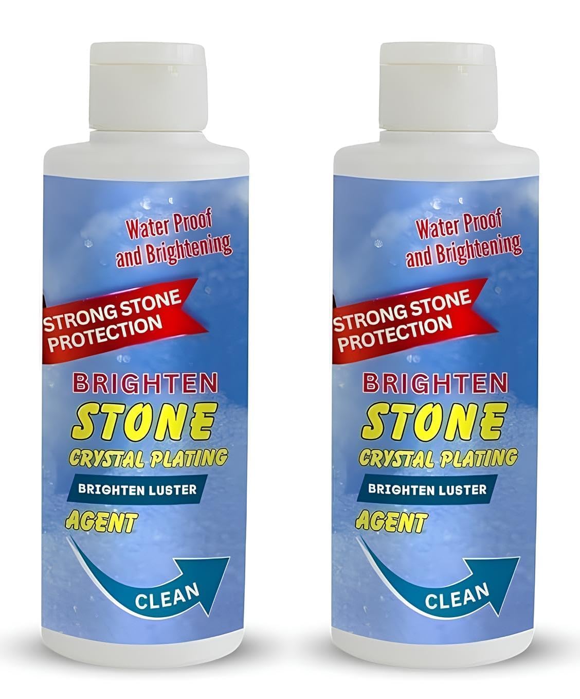 Kleva® Stone Crystal Plating Brighten Luster Agent for Marble, Granite & Stone, Marble & Granite Floor Cleaner Help to Remove Stains Grease Grime Water Spots Fingerprints Smudges (pack of 2) (B0D39MBSTK) Amazon Price History, Amazon Price Tracker