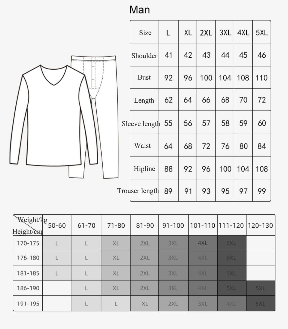 Daesar - Conjunto Ropa Interior Hombre,Ropa Interior Térmica de Poliéster Termica Hombre Manga Larga Azul Marino