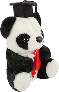 ULDIGI Chapéu De Panda Animais De Pelúcia Para Presentes Em Memória Boneca Em Forma De Panda Panda De Pelúcia Modelagem De Panda Presente De Formatura Ornamento De Panda Linda