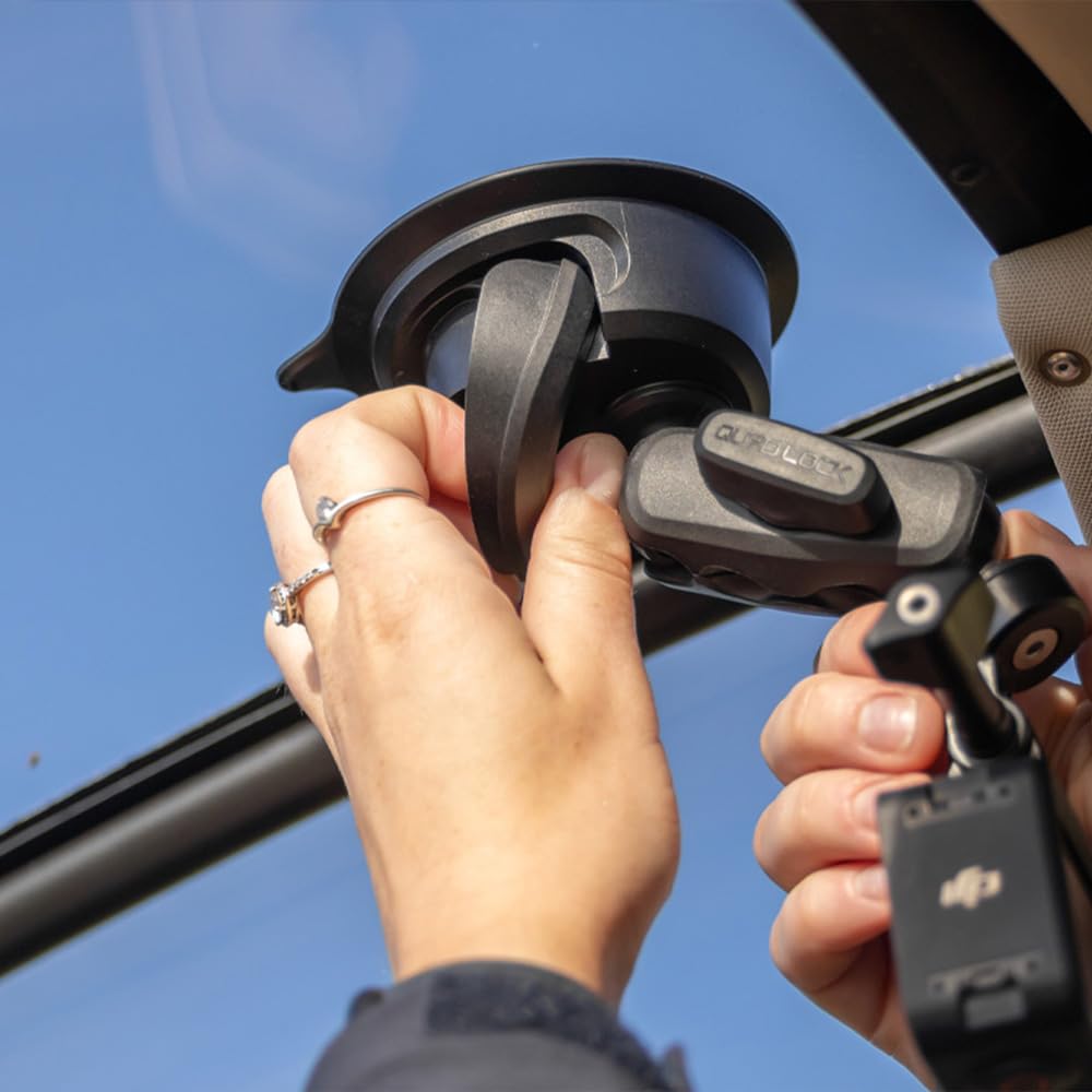 Quad Lock Podstawa 360 – podstawa ssąca, możliwość zmiany położenia i dźwignia, odporna na wiele powierzchni i temperatury, idealna do pojazdów i użytku na zewnątrz