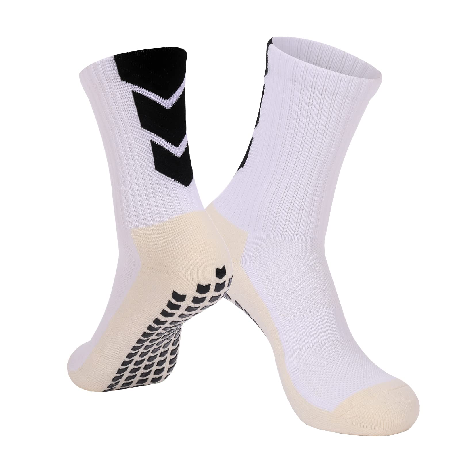 Kricjyhgrip Socks Soccer Non Slip Socks Mens Hospital Socks
