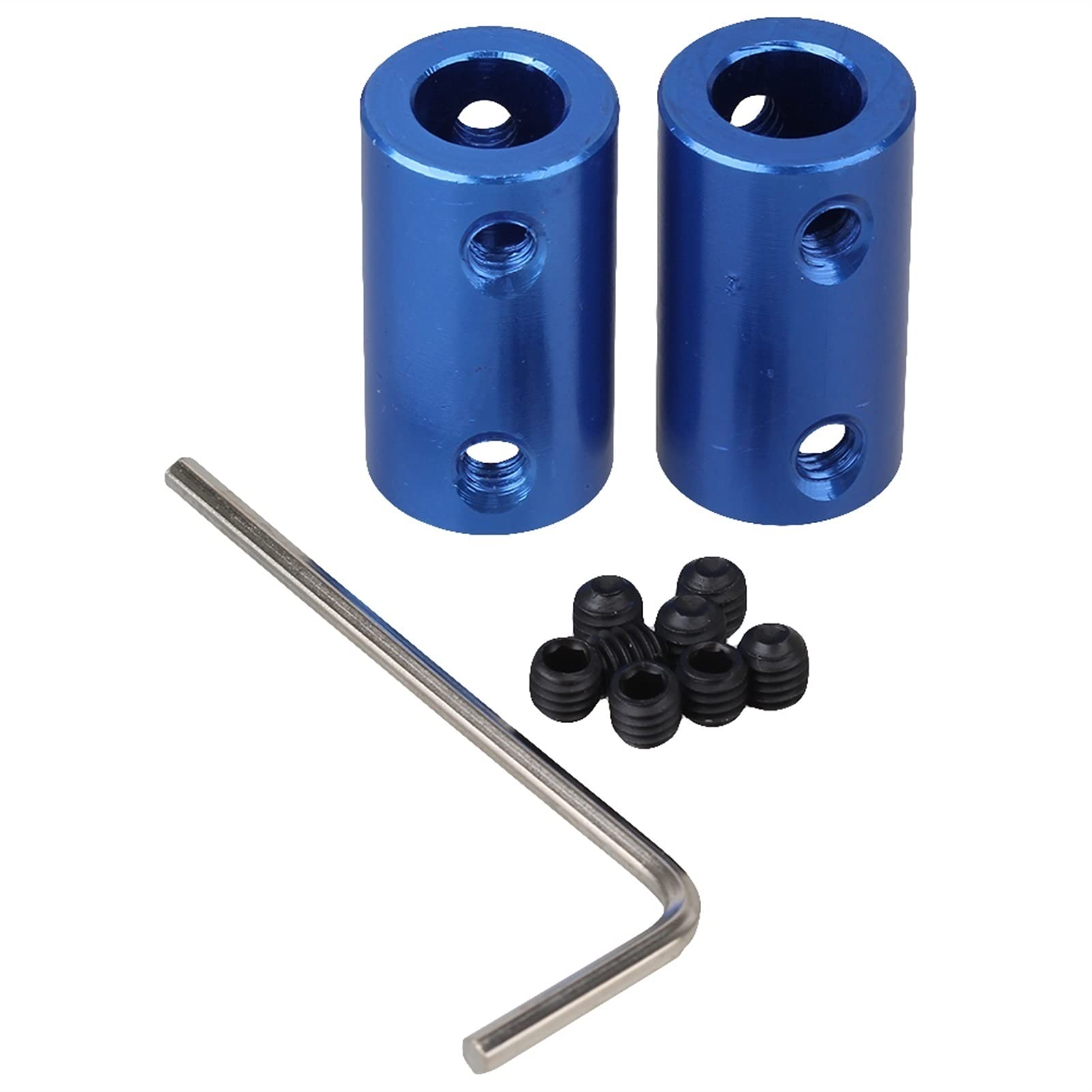 WAAZVXS Coupler 2pcs Aluminum Shaft Rigid Coupling Coupler for Motor Connector D14L25