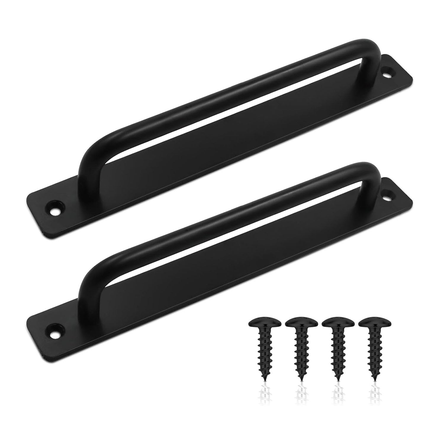 2 Pack Sliding Door Handles, 160mm Hole Center Aluminum Alloy Pull Handles for Interior/Exterior Doors