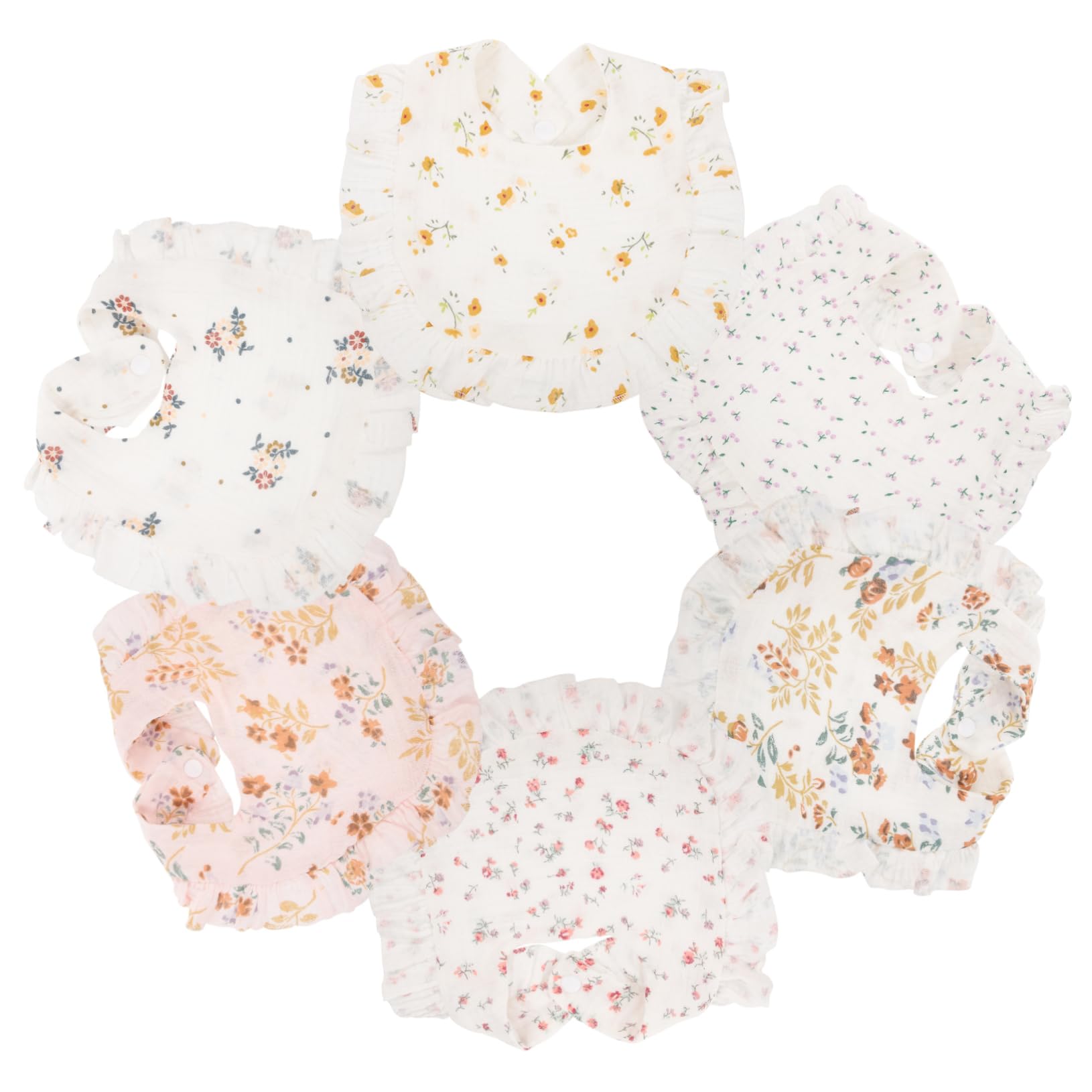 Toyvian 18piezas Baberos De Algodón Para Bebés De Diseño Elegante y Absorbente Perfectos Para Alimentación y Babas Unisex y Cómodos Para Recién Nacidos