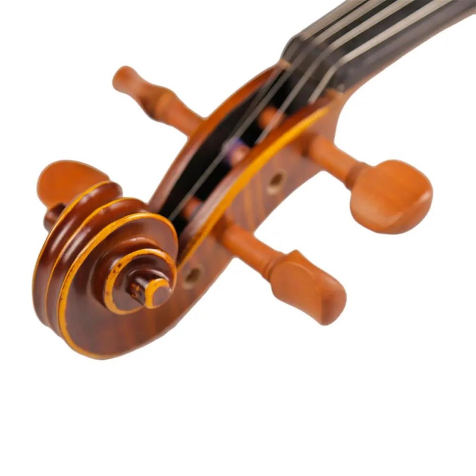 Violino Violino Acustico In Legno Massello Strumento A Grandezza Naturale Con Fondo In Legno Massello Di Acero A Strisce Naturali Violino Fatto A Mano(3/4)