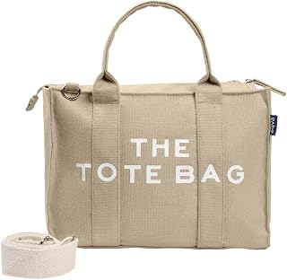 AQVA Heavy Cotton Canvas Shoulder Bag/Tote Bag For Women With Detachable Sling Strap | Printed Multipurpose Handbag With T... Price In India