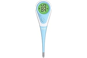 Vicks ComfortFlex Digital Thermometer: Fast, Color-Coded Readings for Oral, Rectal, or Underarm Temperature Measurement