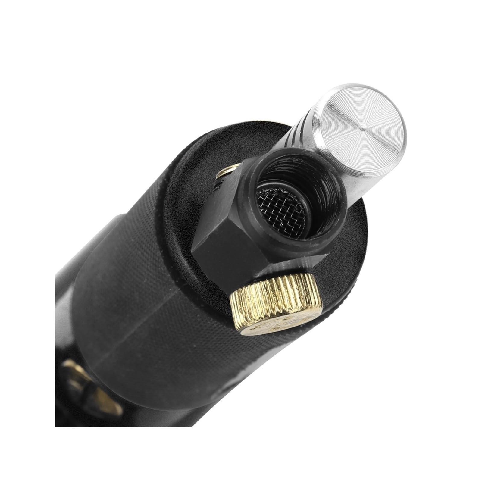 Mini szlifierka pneumatyczna polerka szlifierki oscylacyjne 90 stopni narzędzie zasilane powietrzem,Niskie Wibracje(Black Sander)