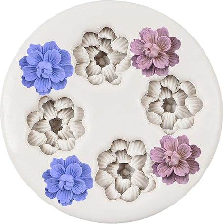 Vivid Cherry Blossom Fondant Mold for Exquisite Sugar Art Masterpieces