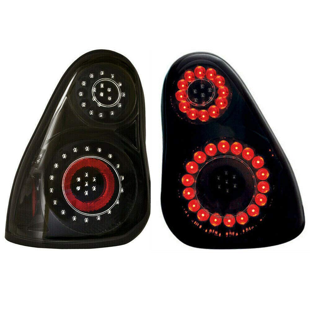 Parts N Go2000-2005 Monte Carlo Black LED Tail Light Pair - GM2800180 GM2801180