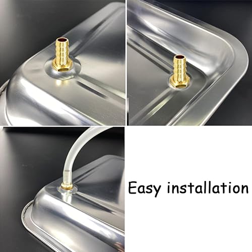 Miniatura 4 de 2 unids latón recto bulkhead montaje 34 "OD Barb Thru-Bulk Acoplamiento Tanque Conector Manguera de manguera para aguaaceitegas