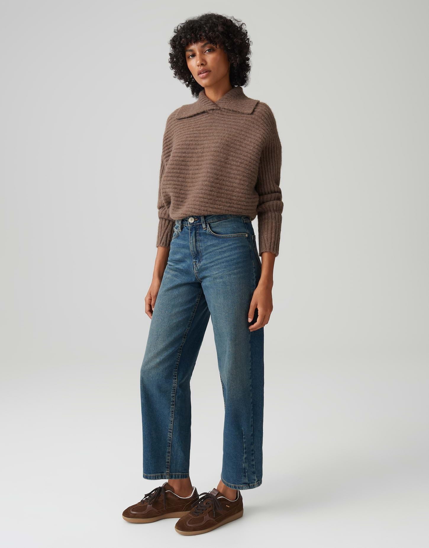 OPUS Damen Barrel | LOLAH MODERN Barrel Jeans aus BCI Cotton Mix Mid Rise