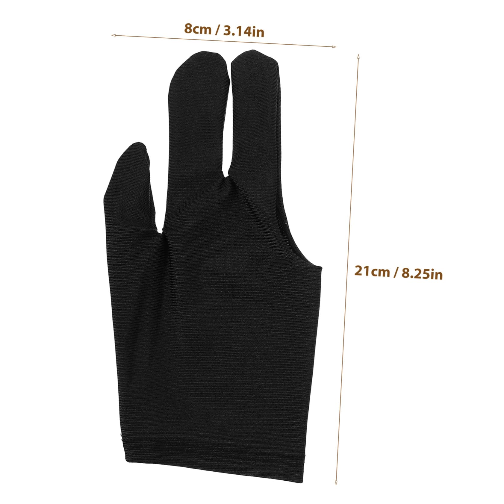 NAMOARLY Elastic Billiards Gloves for Snooker Sports Men Women Breathable Gaming Gloves 4 Pairs Set