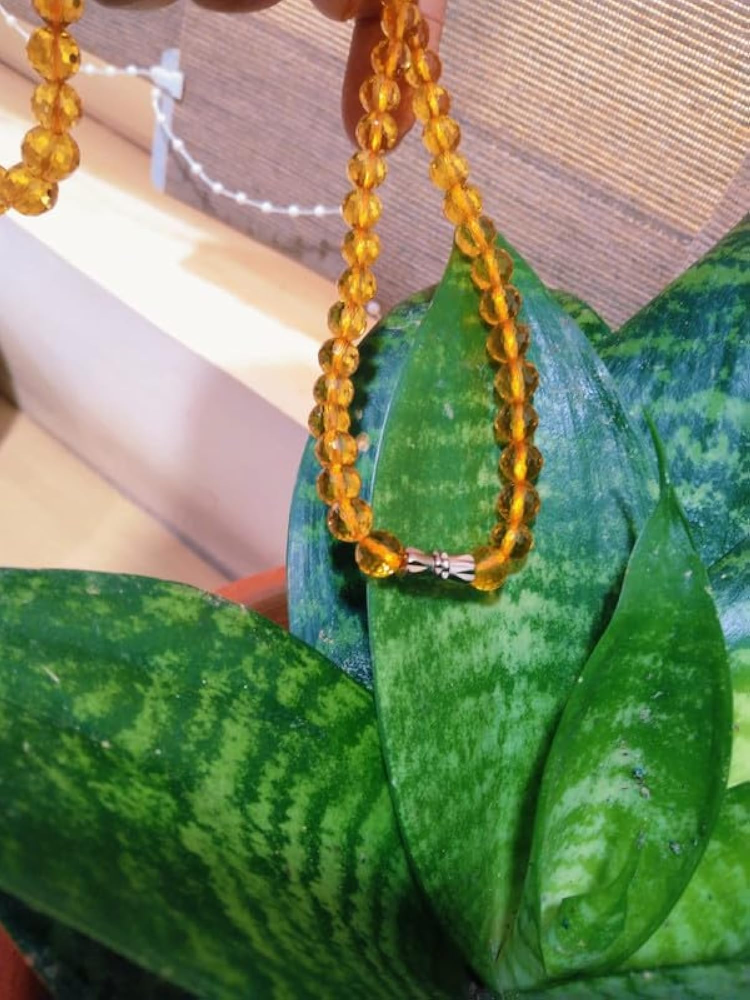 Beautiful Handmade Citrine Necklace, Certified Original