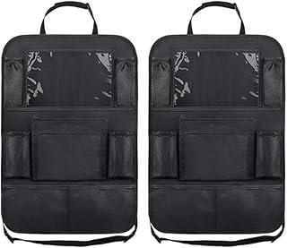 Toyvian Bolsa De Armazenamento Suporte De Carros Organizador Do Banco Traseiro Do Carro Banco Traseiro Do Carro Kick Mat Suporte Do Tablet Do Banco Traseiro Bolsa Do Banco Traseiro Do