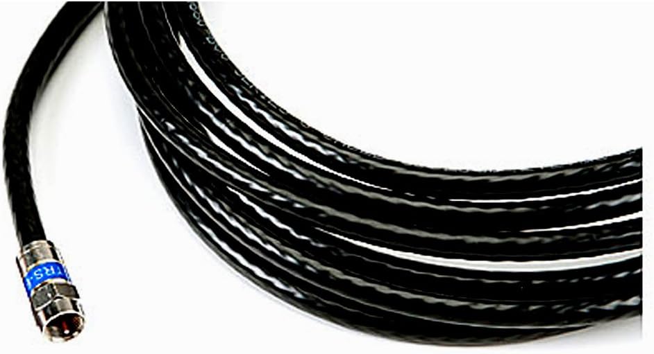 Vanco FFRG6UL75PK CBL F-F Outdr Rg6Ul 75ft Blk