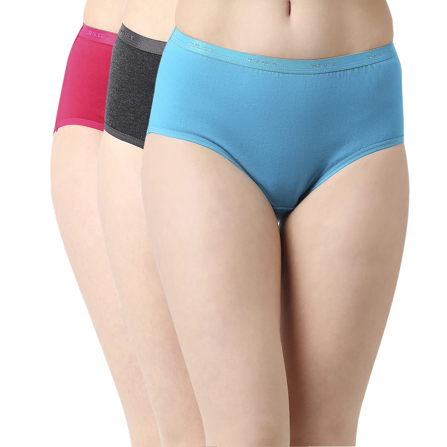 julietWomens Cotton Plain Hipster Panties Pack of 3 SAVI N EAS 5 Multicolor 2 2XL