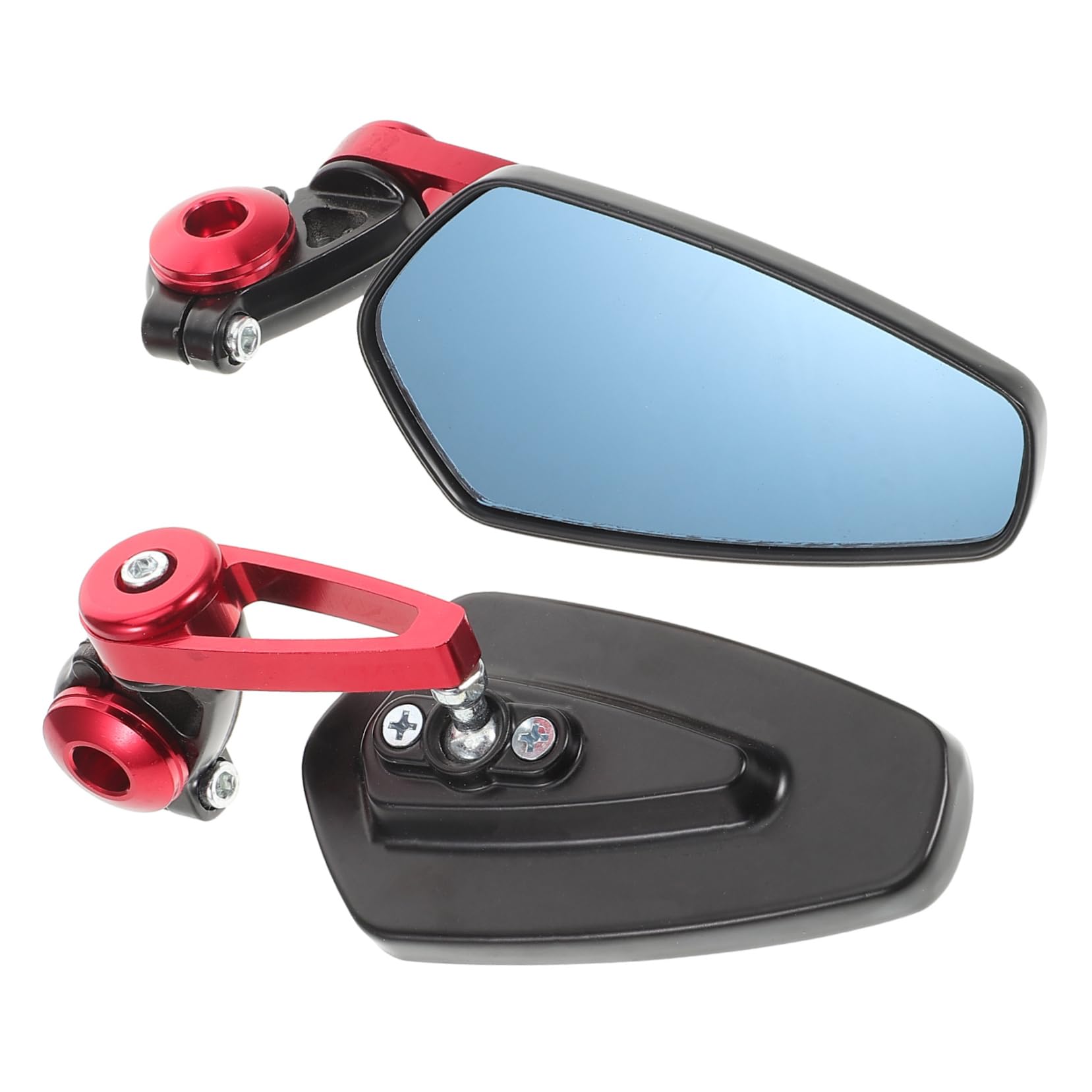 Sosoport 1 set Specchietti Retrovisori per con Design per Scooter e Biciclette Resistente e Affidabile Funzionali