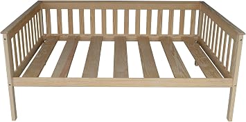 Pine Full Mission Daybed, Unfinished