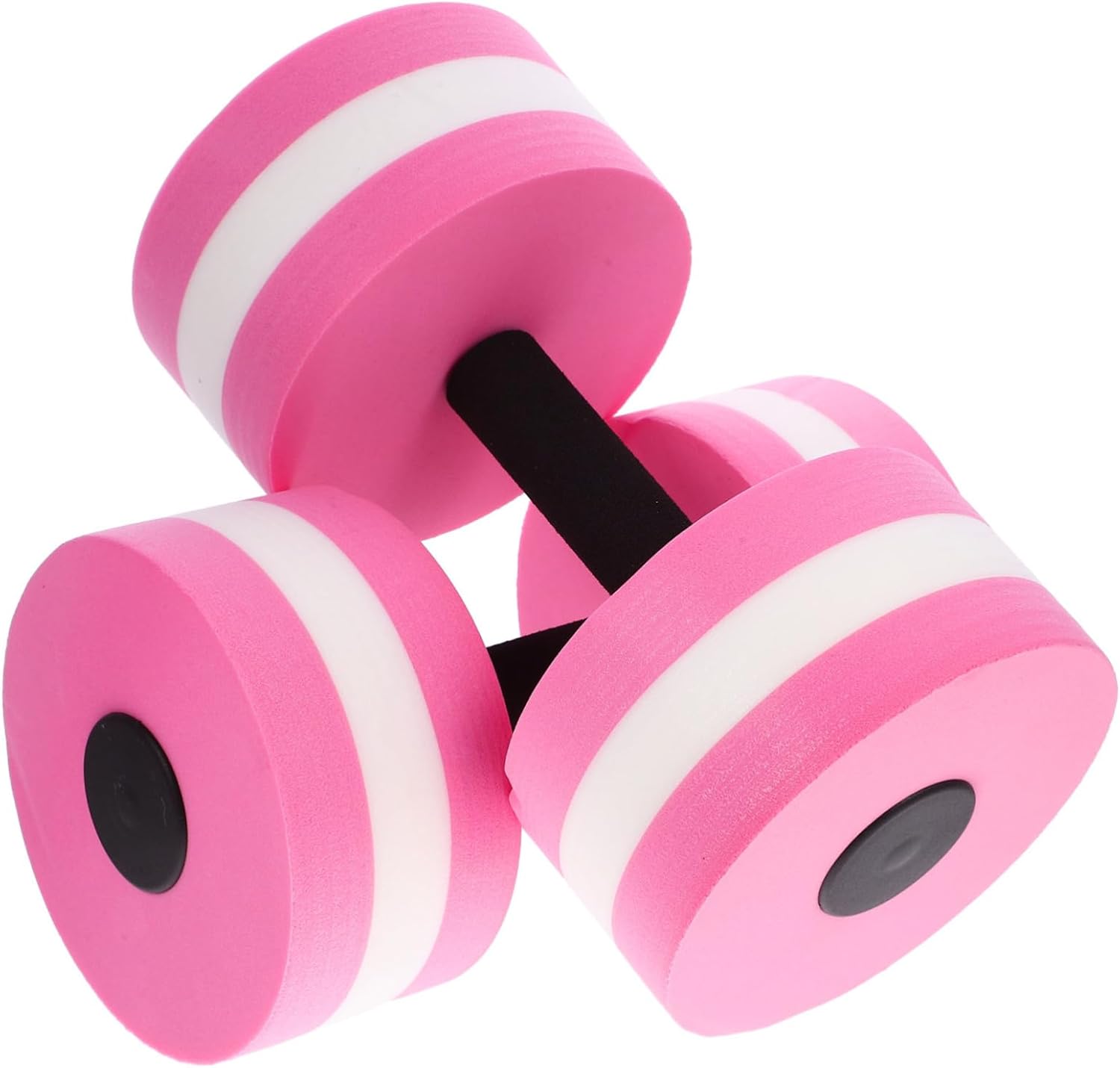 2Pcs Water Dumbbells for Pool Exercise Lightweight Buoyant Dumbbell Weights for Water Ages Fitness Levels Enhance Back Flexibility Core