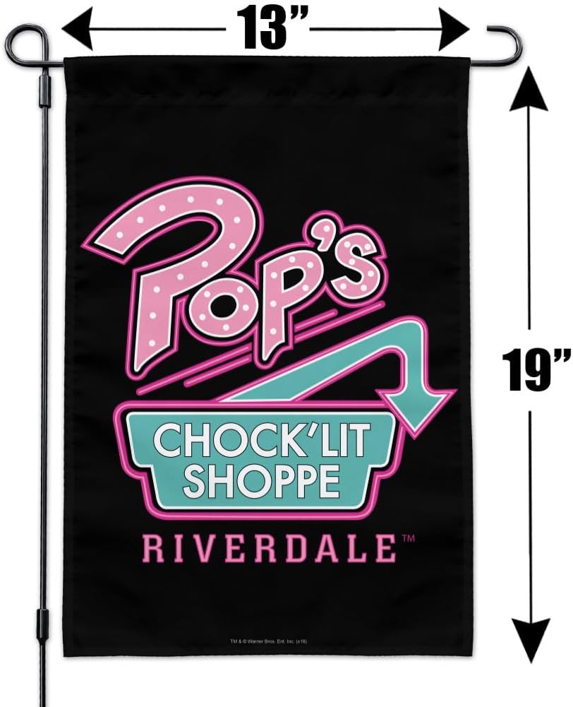 Riverdale Pops Chock'lit Shoppe Garden Yard Flag