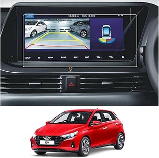 ARMOUR GUARDS HYUNDAI i20 2020 (10.25 INCH) Car Infotainment System Accessories Unbreakable Screen Guard (Petrol & Diesel) (Transparent)