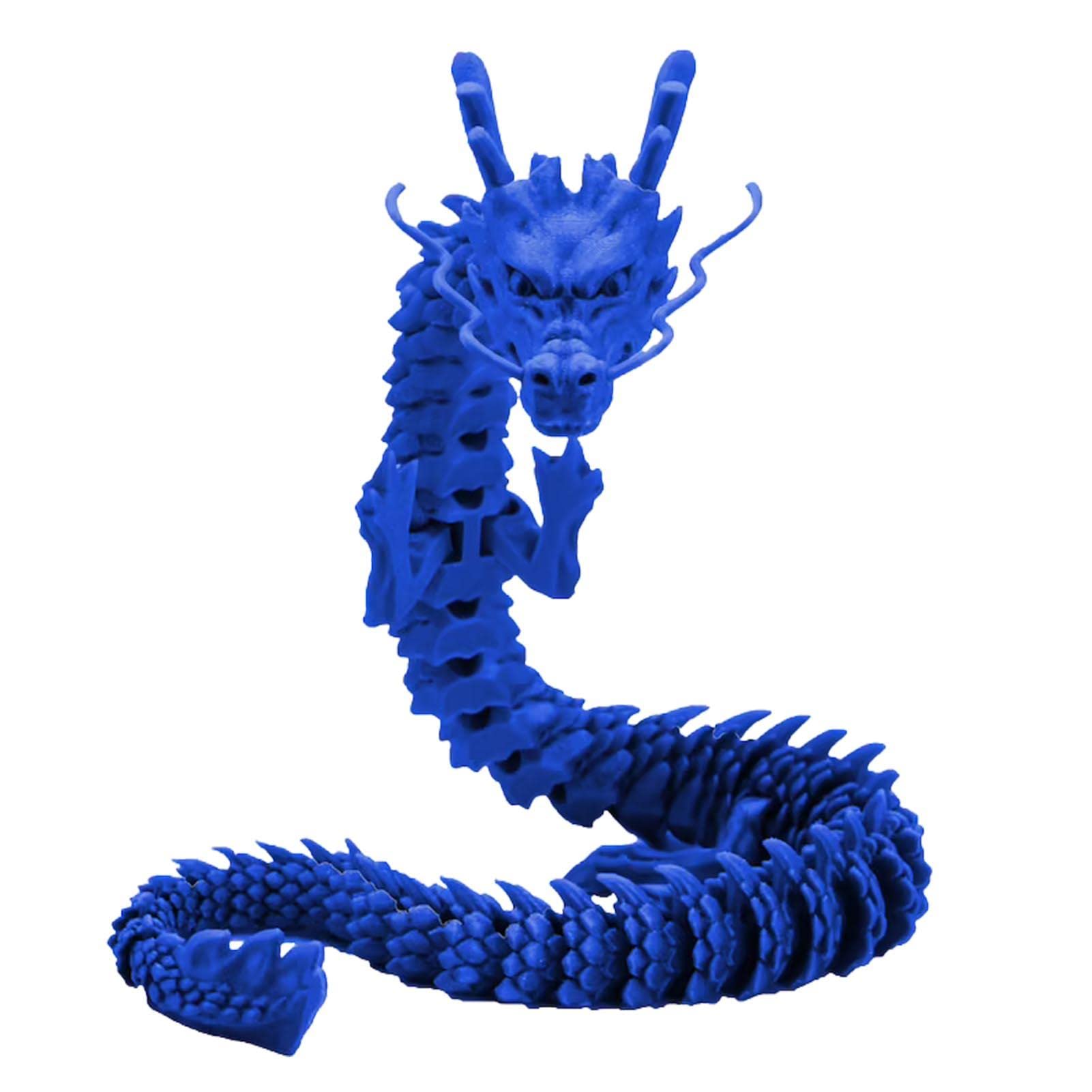 青色ドラゴン型置物 Amazon.co.jp: 龍 置物 龍飾り像 龍の模型 ドラゴンのおもちゃ 3D