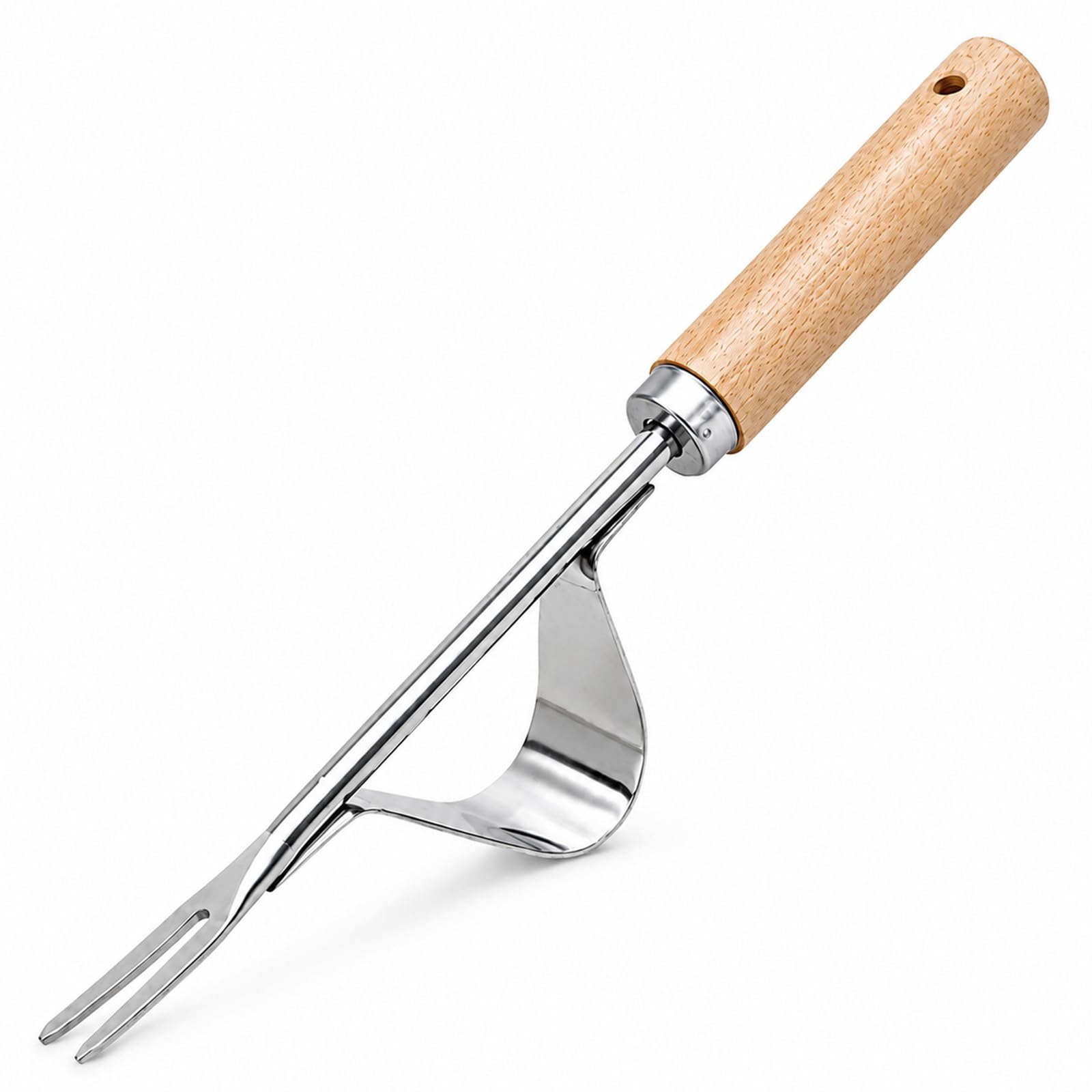 ERQUET Weed Remover Tool, Manual Weeder Puller Tool, Stainless Steel Dandelion Weed Puller with V-Shape, Heavy Duty Metal Leverage Base Dandelion Weeder Tool, for Easy Gardening Moss and Weed