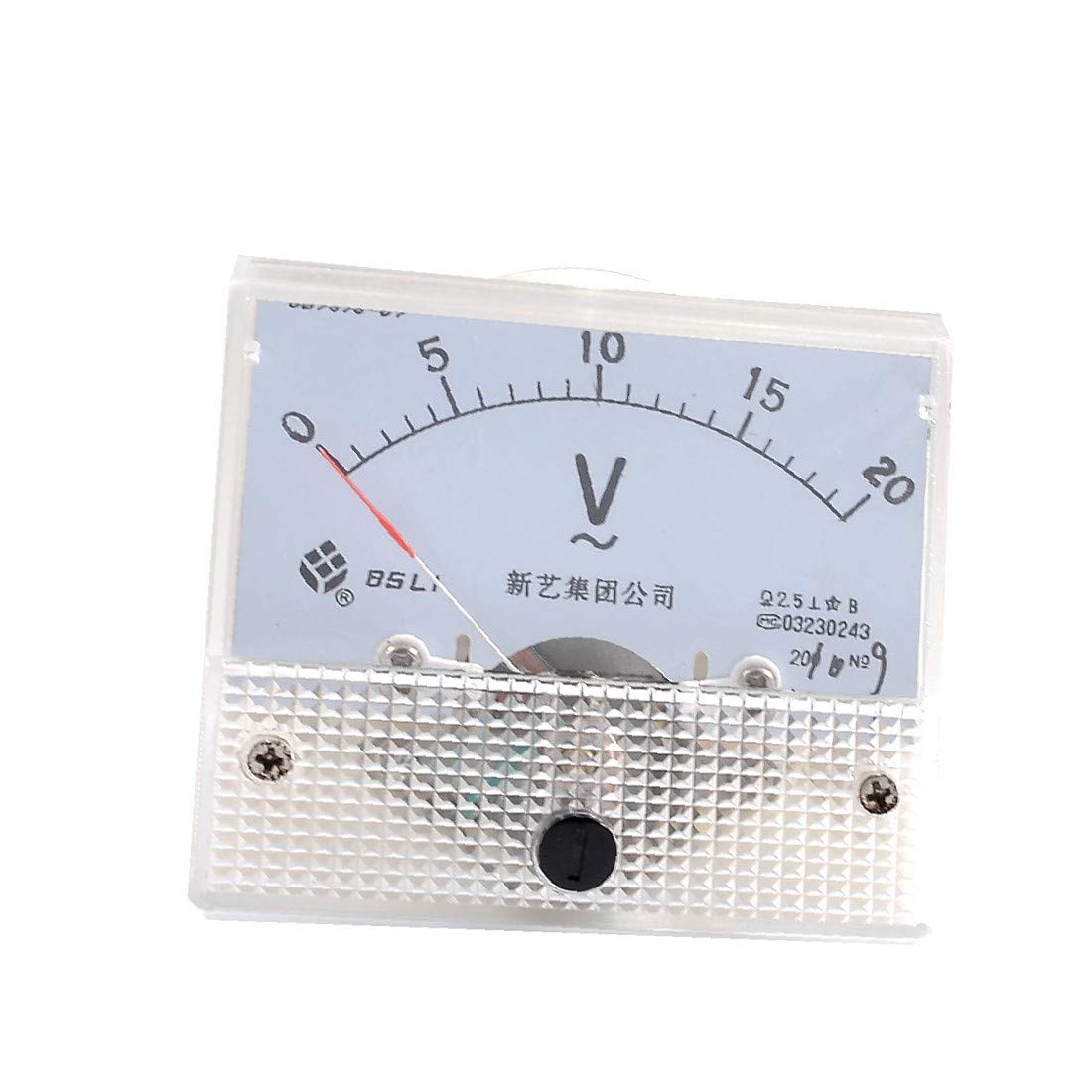 X-DREE Beige Screw Mounting Head Voltage Test AC 20 ν Analog Volt Meter Panel(Test a tensione testina di montaggio a vite con montaggio a vite di colore