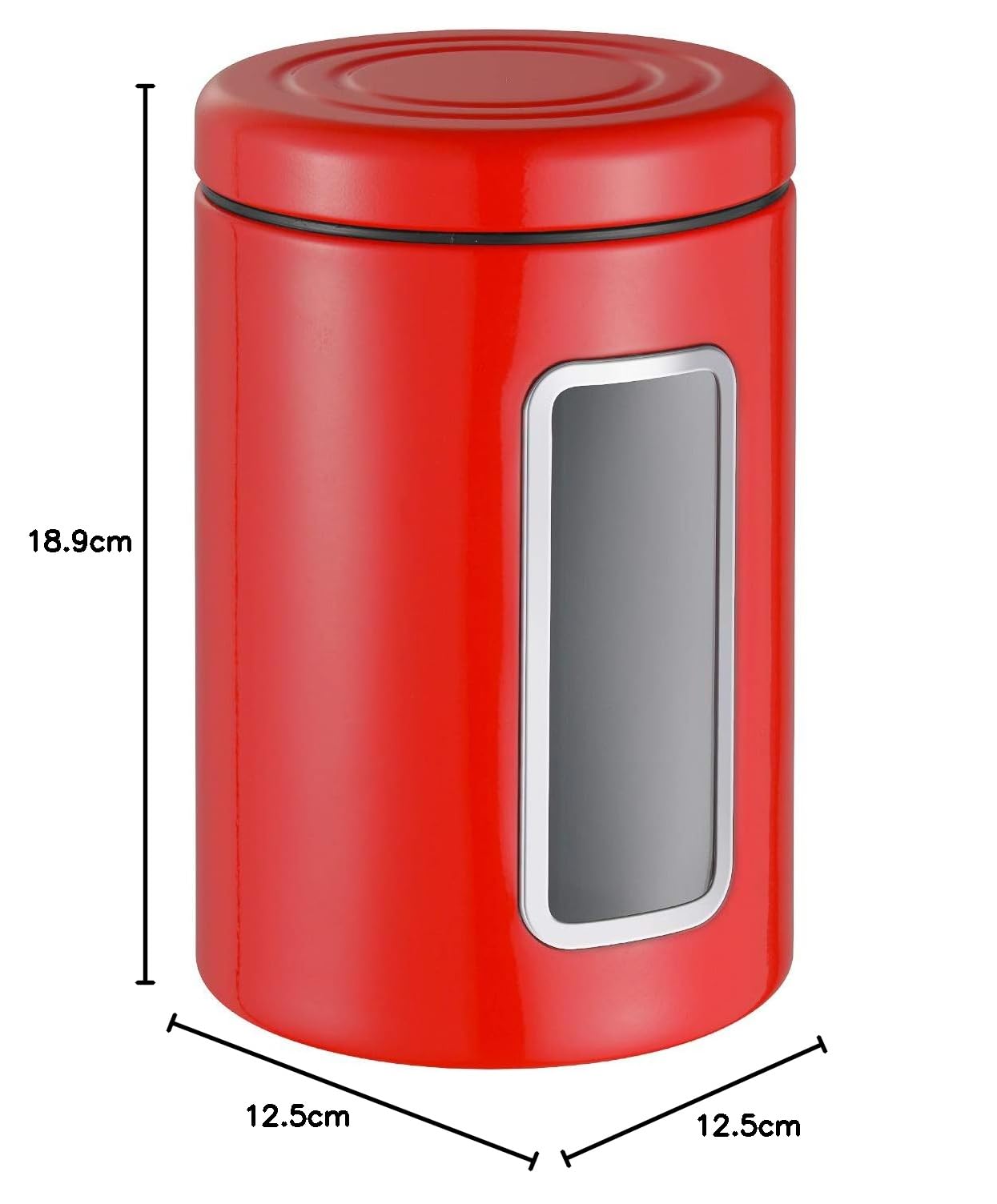 Boîte De Rangement Wesco En Acier Inoxydable Turquoise - 2 Litres, Couvercle Hermétique - Pour Cuisine, Bureau