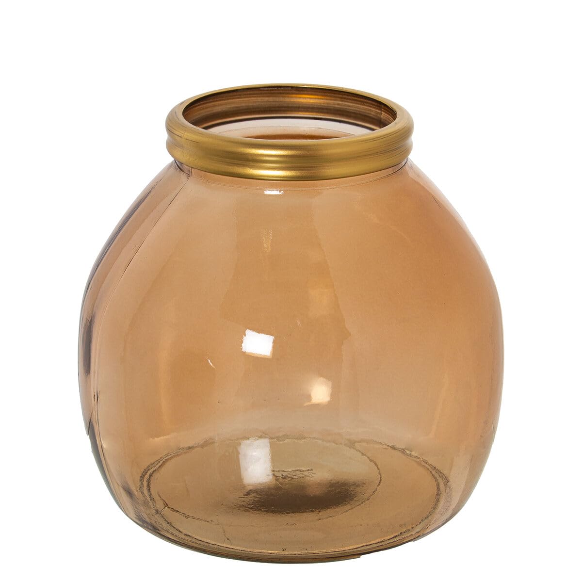 Alexandra House Living Recycled Glass Vase 21 x 20 cm