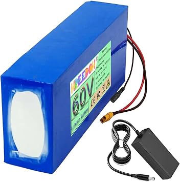 60 Volt Lithium Battery 60V 15Ah 20Ah 25Ah 30Ah 35Ah 40Ah 45Ah 50Ah Rechargeable Battery with Charger and BMS