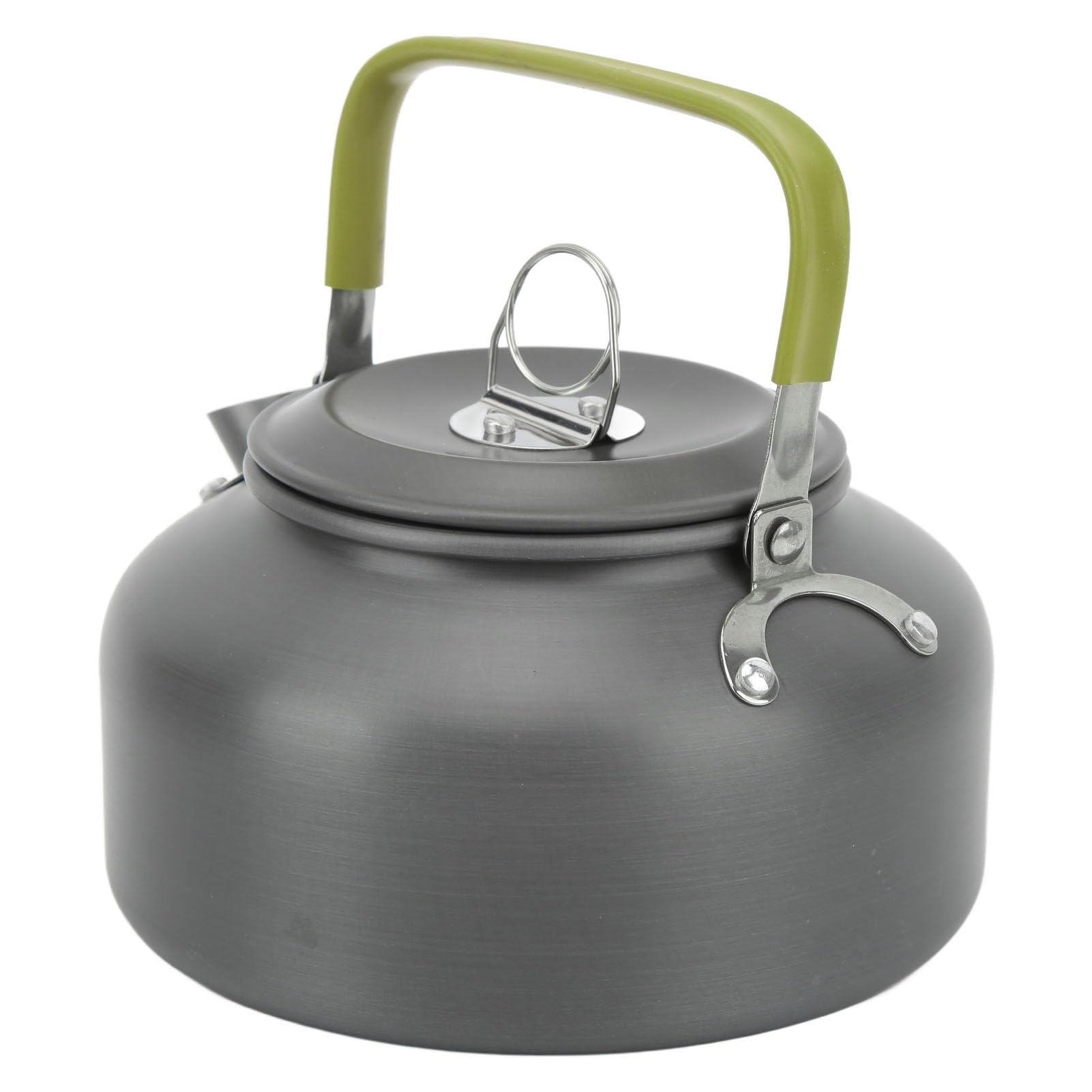 Set di Pentole da Campeggio, Set da Cucina Portatile da Campeggio per Zaino in Spalla, Teiera, Forchetta Pieghevole, Coltello, Cucchiaio (Verde) Bambole E Giocattoli Imbottiti