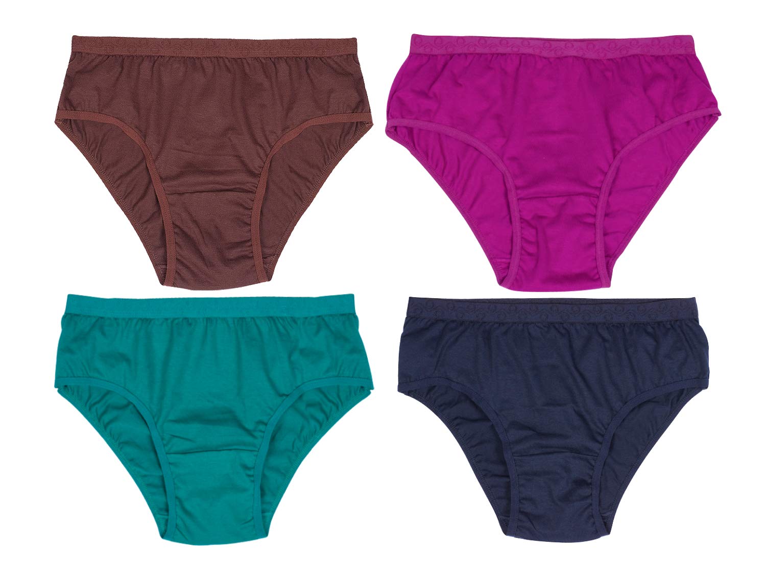 essa Softy Panties for Women | Full Coverage, 100% Super Soft Cotton, Mid Waist | Outer Elastic Waistband | Lightweight Underwear, Innerwear, Hipster, Briefs | Solid | Pack of 4 | Multicolor-picture-30