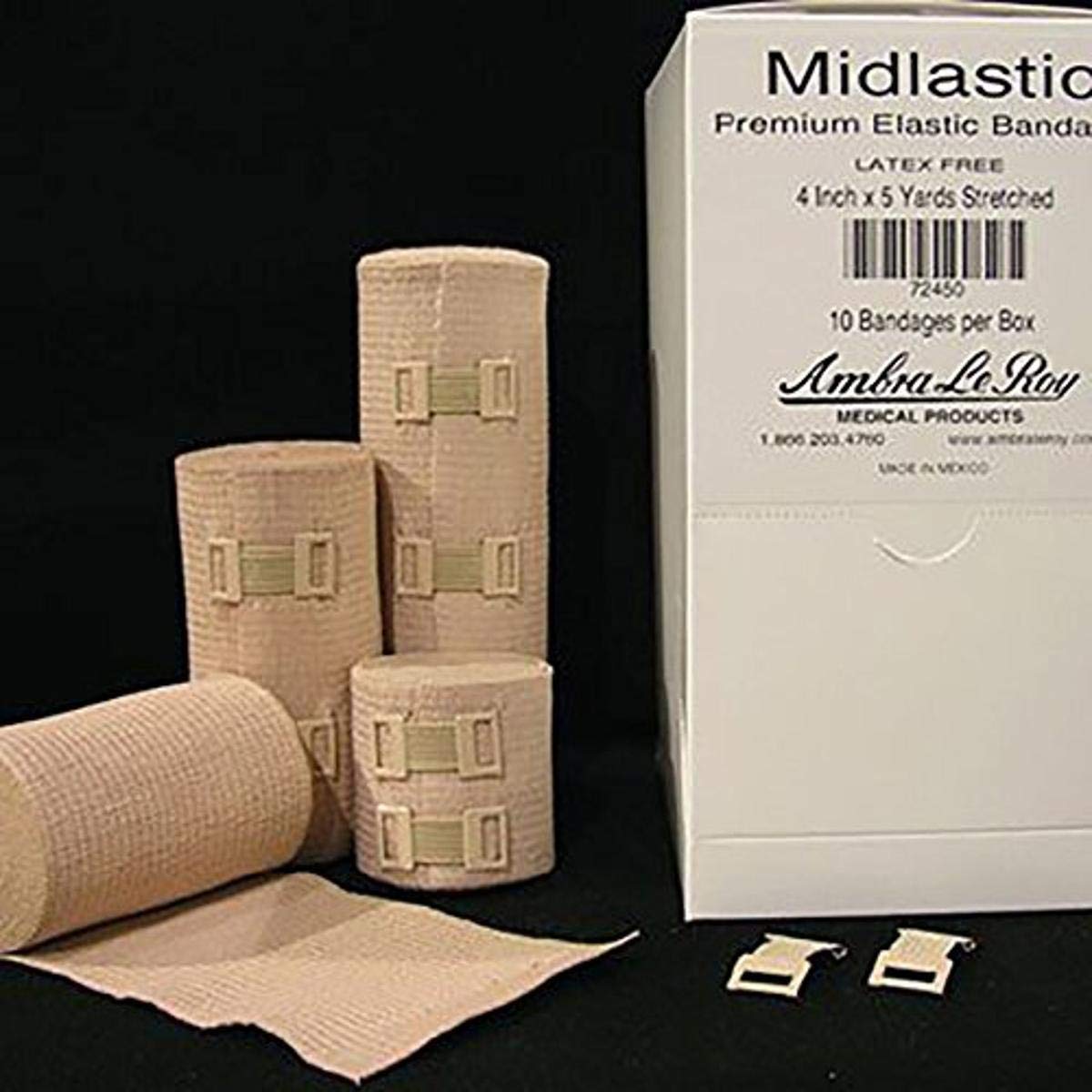 Ambra Le Roy Midlastic Elastic Bandage, 3'' x 5 yd.