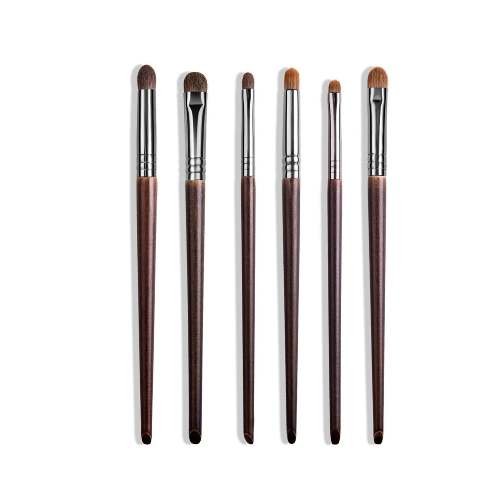6 Pezzi Trucco ombretto Pennello Capelli Strumento Morbido Trucco Cono Kit Diffusione Pennello Trucco(3-Pack)