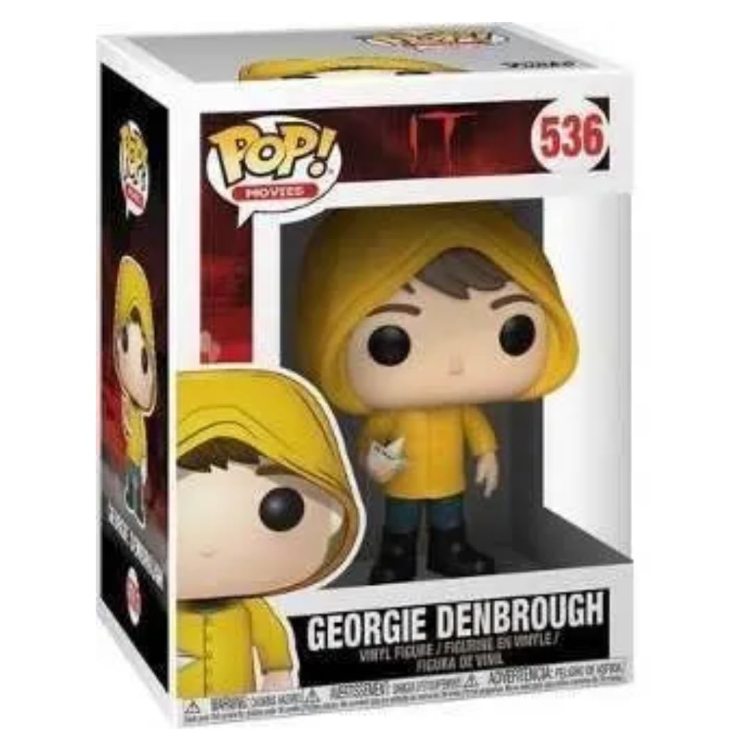 Funko POP! Vinyl: It 2017: Georgie Denbrough With Boat - Figura in Vinile da Collezione - Idea Regalo - Merchandising Ufficiale - Giocattoli per Bambini e Adulti - Movies Fans