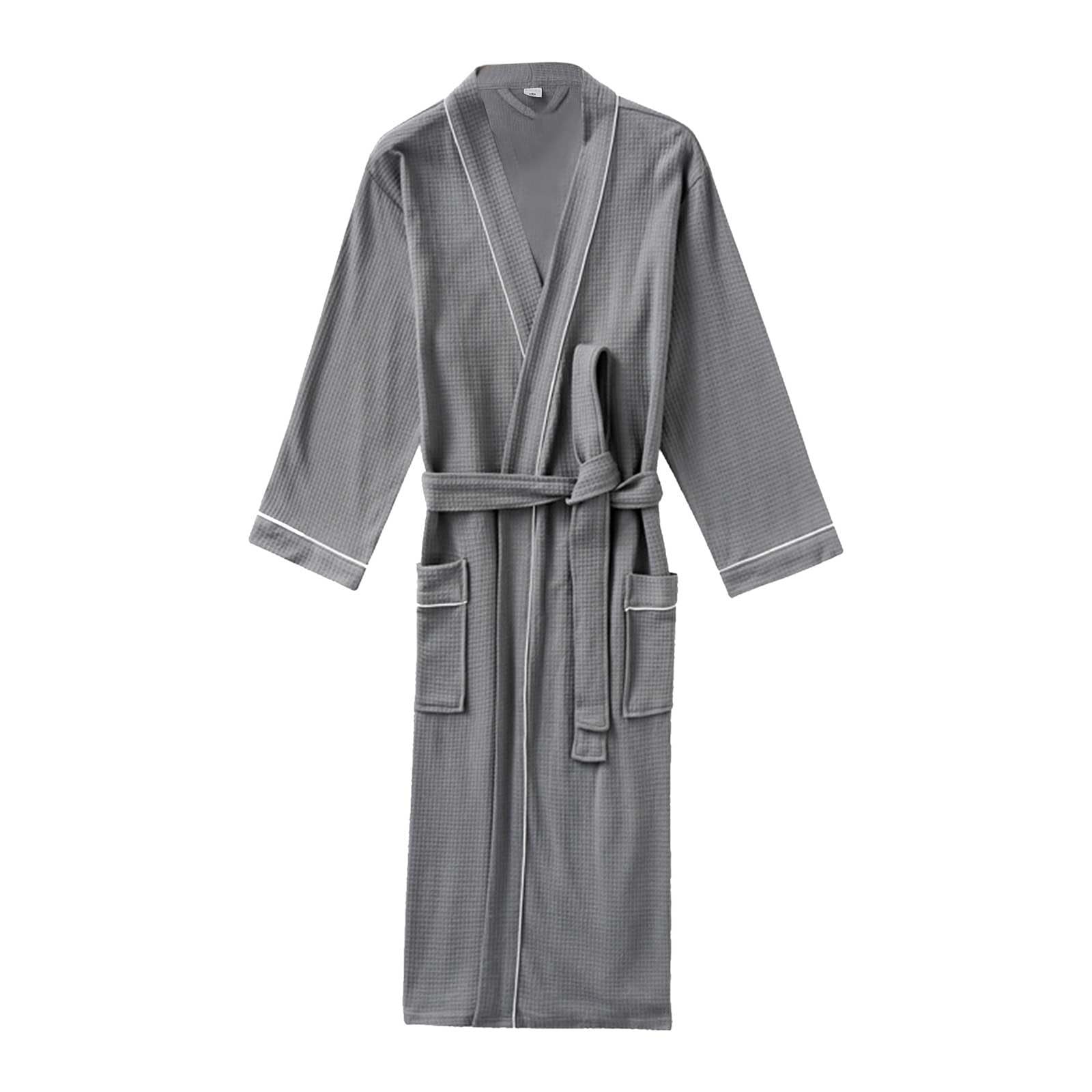 Accappatoio Microfibra Uomo, Vestaglia Da Uomo Estiva Kimono In Raso Vestaglia Sexy Cappello Da Bagno Lungo Traspirante Accappatoio Uomo E Donna Coppia Accappatoio Unisex In Spugna, Comodo E Leggero