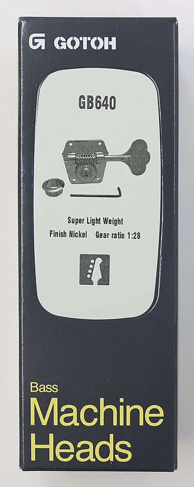 Amazon.co.jp: GOTOH ベース用ペグ、4L、ニッケル(3556NX) GB640-L-N