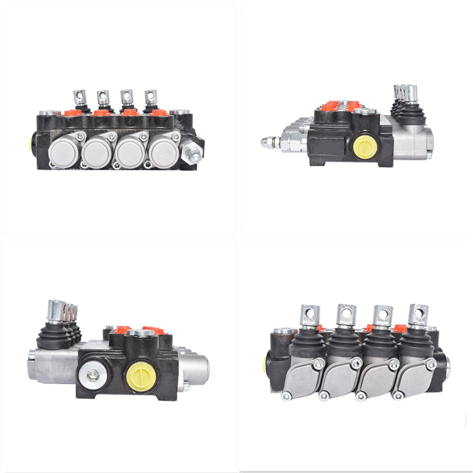 Hydraulikventil 4-Spulen-Hydraulik-Wegeventil doppeltwirkendes Steuerventil 11 gpm 3625 psi SAE-Anschlüsse