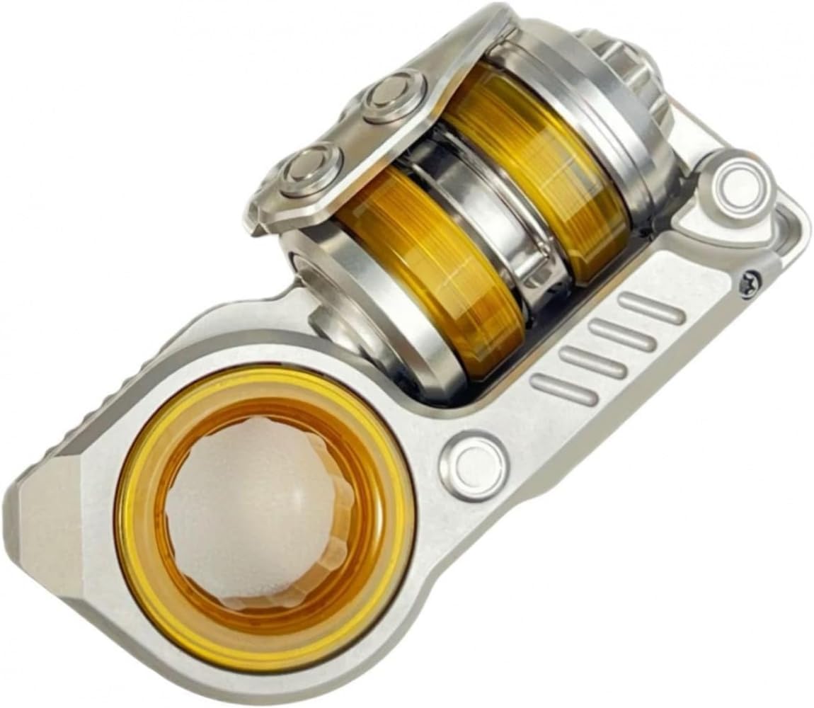 AZIEBAY 磁気スライダー 金属製 EDC フィジェットトイ - ストレス解消