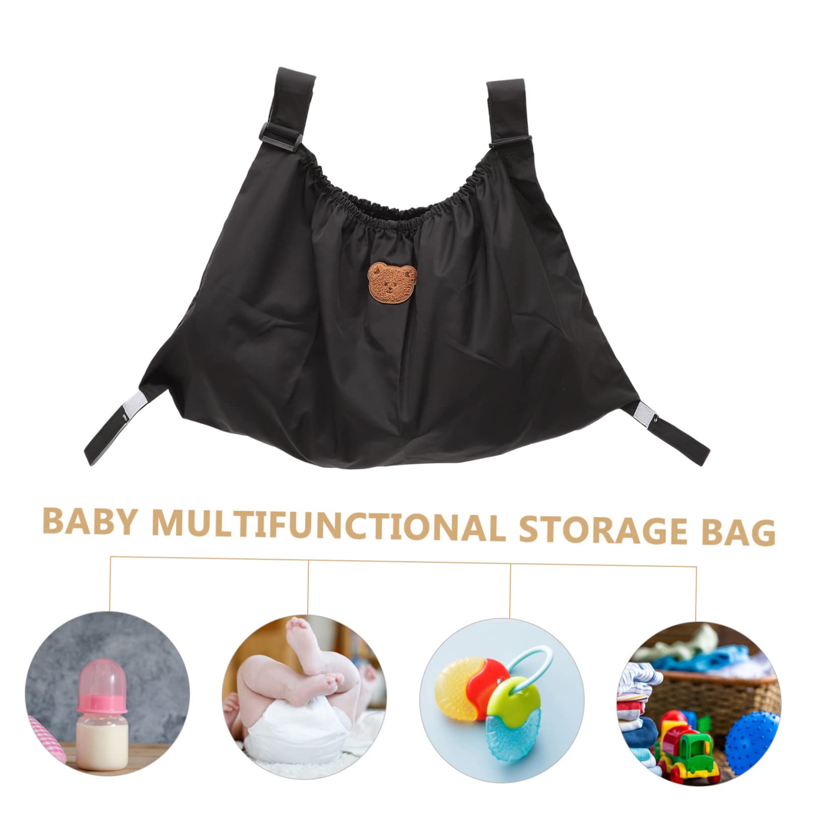 Stroller Organizer Bag Durable Bottle Storage Bag Convenient Hanging Caddy for Stroller Accessories for Travel and Daily Use