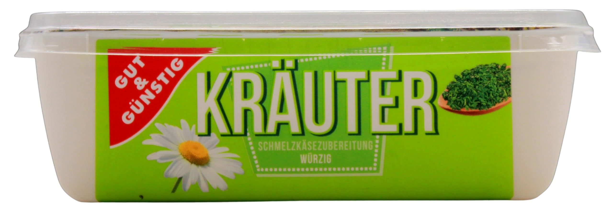 Gut & Günstig Schmelzkäsezubereitun Kräuter, 10er Pack (10 x 200g)