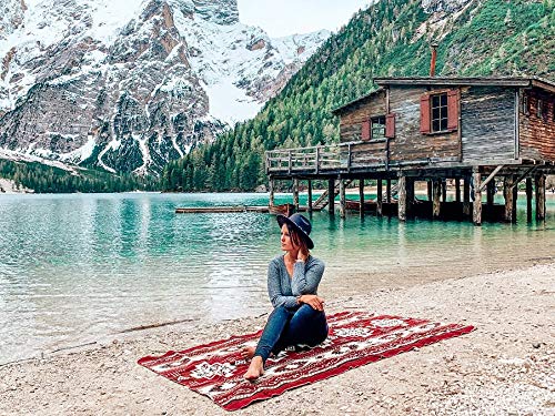 Inca Aztec Throw Blanket | Southwest Indian Navajo Boho Style | Native Woven Western Cover For Camping, Bedding, Couch & Office | Faux Alpaca, Lightweight, Hypoallergenic & Warm Camp Vanlife Blanket… #TOP6