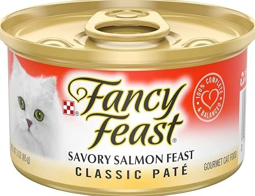 Miniatura 2 de Fancy Feast Classic - Paquete variado de alimentos enlatados húmedos para gatos, sin granos, paquete variado de 6 sabores, 3 onzas cada uno, paquete