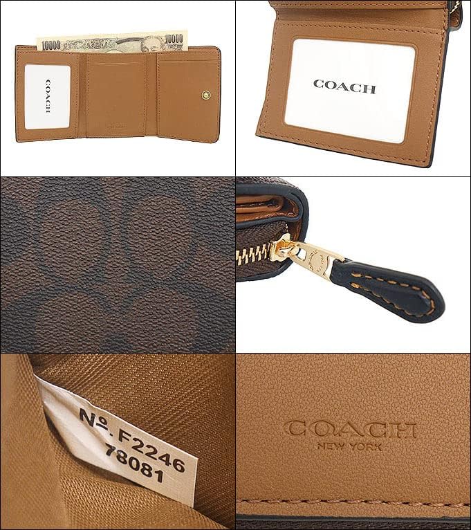COACHブラックレザー三つ折り財布 Amazon | [コーチ] 財布(三つ折り財布) F78081 78081 ライトカーキ