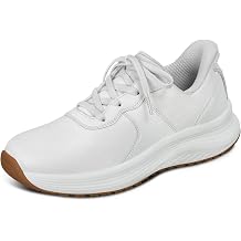 Orthofeet Womens Orthopedic Leather Stride Hands-Free Sneakers