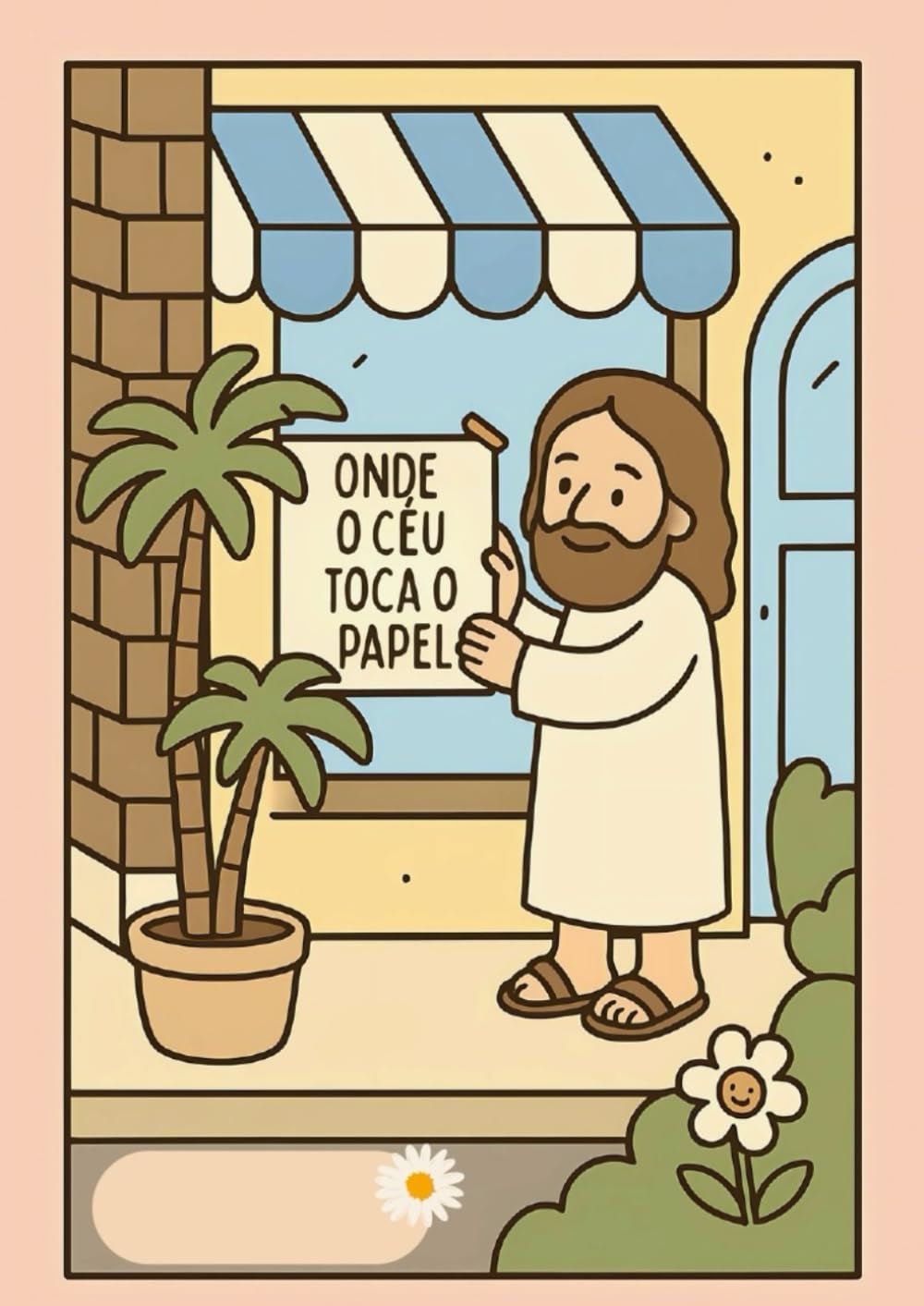 Onde o Céu toca o papel: Coloring Book Livro de Colorir Cristão